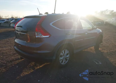 2013 Honda Cr-V Ex-L from USA, damaged, VIN 5J6RM4H7XDL070964